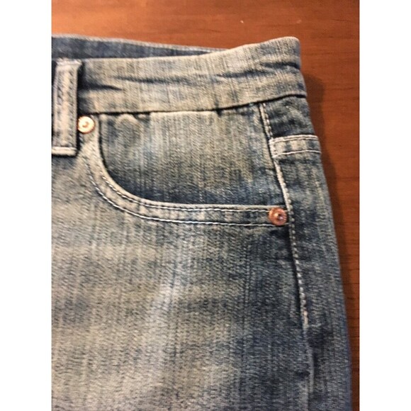 7 For All Mankind Women's Skirt A Pocket Jeweled Mini Skirt Size 27 NWT $178 - Picture 6 of 10